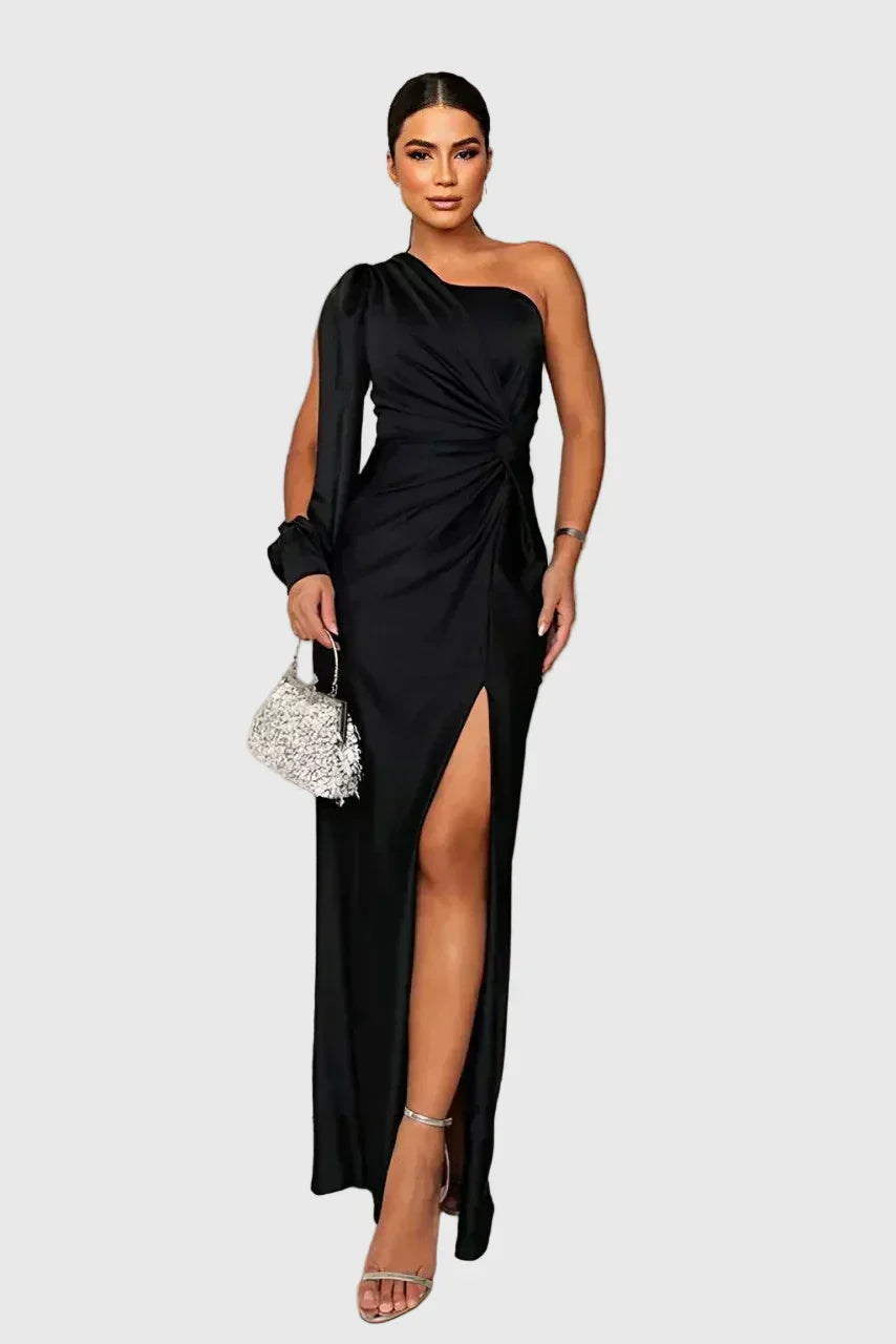 LÉLIA™ | Vestido Midi Para a Mulher Que Não Precisa de Aprovação Para Brilhar