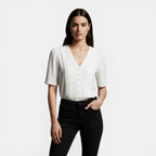 LINA™ | Blusa Que Combina Com Tudo e Eleva Qualquer Produção