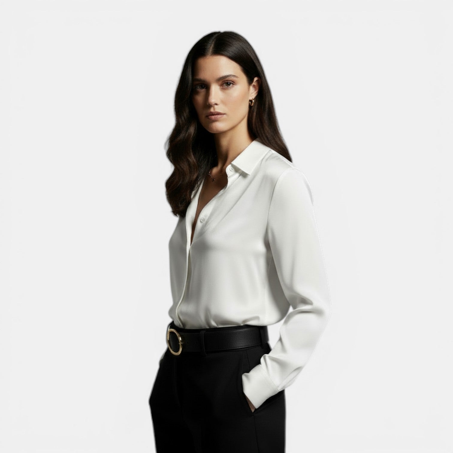 LUCIANA™ | Blusa Leve Como Brisa, Poderosa Como Você
