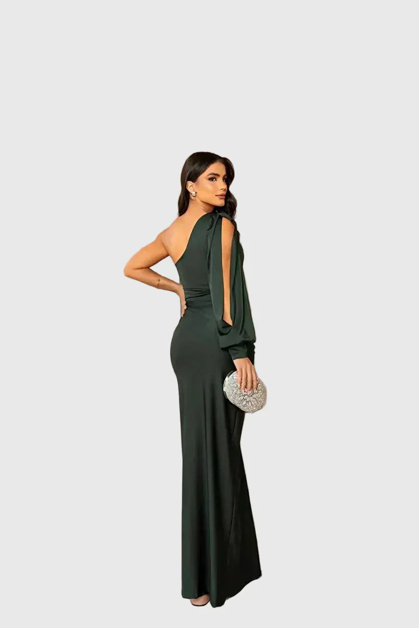 LÉLIA™ | Vestido Midi Para a Mulher Que Não Precisa de Aprovação Para Brilhar