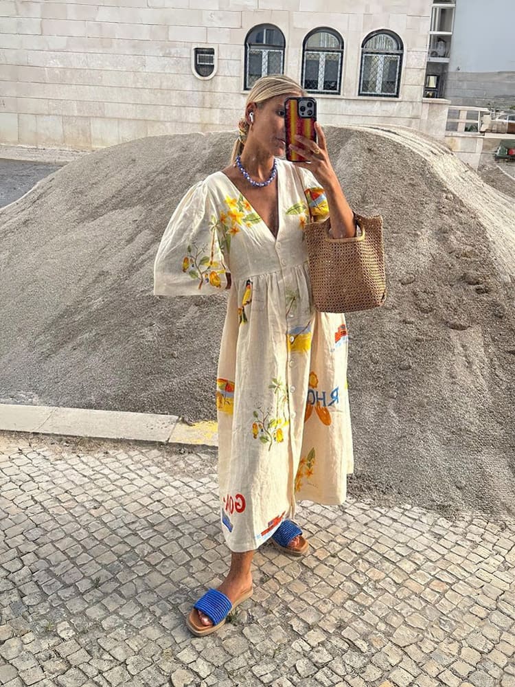 ODÍLIA™ | Vestido Midi Para a Mulher Que Não Precisa de Aprovação Para Brilhar
