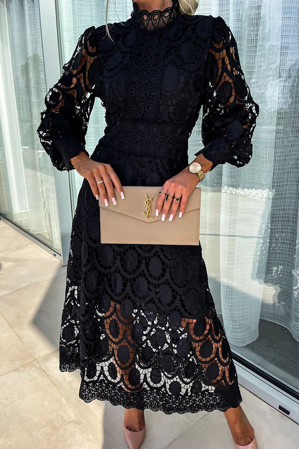 BERTHA™ | Vestido Midi Que Faz Você Se Sentir a Mulher Mais Elegante da Sala