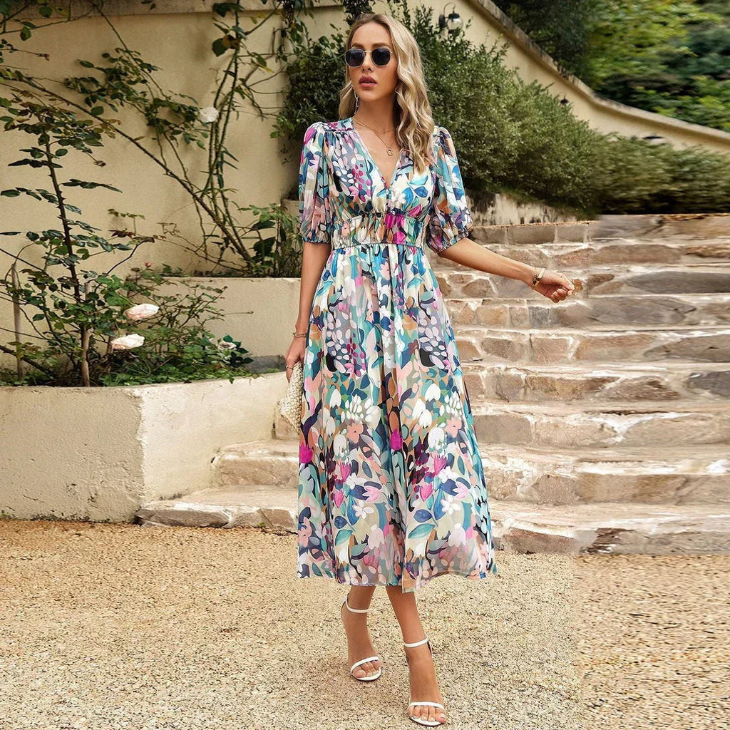 RACHEL™ | Vestido Midi Para a Mulher Que Não Precisa de Aprovação Para Brilhar
