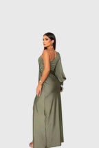 LÉLIA™ | Vestido Midi Para a Mulher Que Não Precisa de Aprovação Para Brilhar