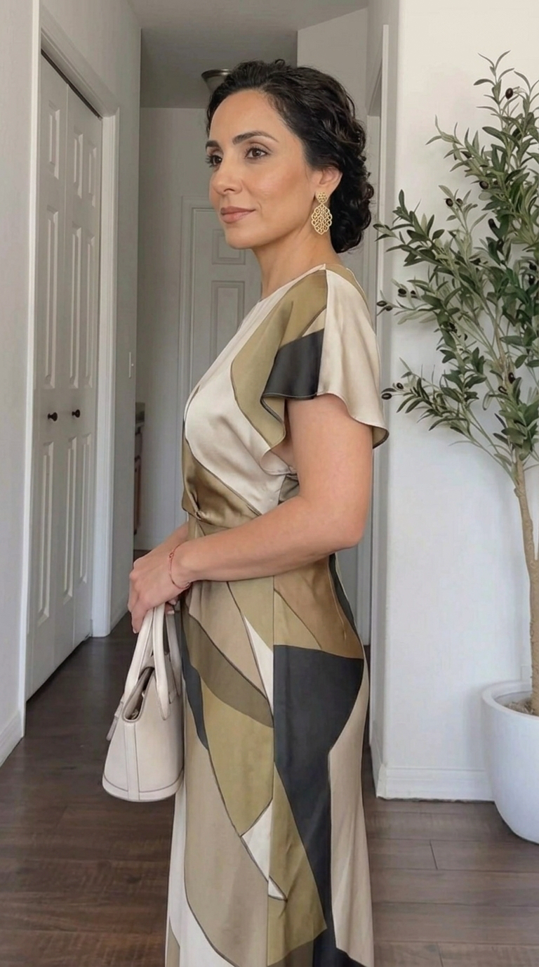 RUFINA™ | Vestido Midi Para a Mulher Que Não Precisa de Aprovação Para Brilhar