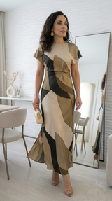 RUFINA™ | Vestido Midi Para a Mulher Que Não Precisa de Aprovação Para Brilhar