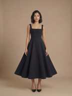 JACINTA™ | Vestido Midi Que Faz Você Se Sentir a Mulher Mais Elegante da Sala