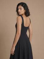 JACINTA™ | Vestido Midi Que Faz Você Se Sentir a Mulher Mais Elegante da Sala