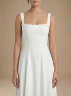 JACINTA™ | Vestido Midi Que Faz Você Se Sentir a Mulher Mais Elegante da Sala