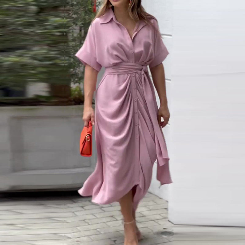 YARA™ | Vestido Midi Que Faz Você Se Sentir a Mulher Mais Elegante da Sala