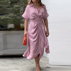 YARA™ | Vestido Midi Que Faz Você Se Sentir a Mulher Mais Elegante da Sala