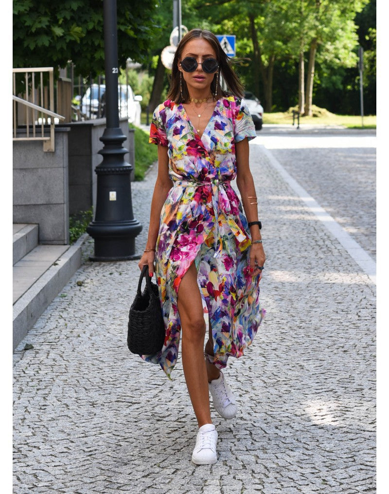 MARTA™ | Vestido Midi Que Faz Você Se Sentir a Mulher Mais Elegante da Sala