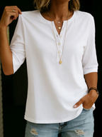 JOANA™ | Blusa Que Combina Com Tudo e Eleva Qualquer Produção
