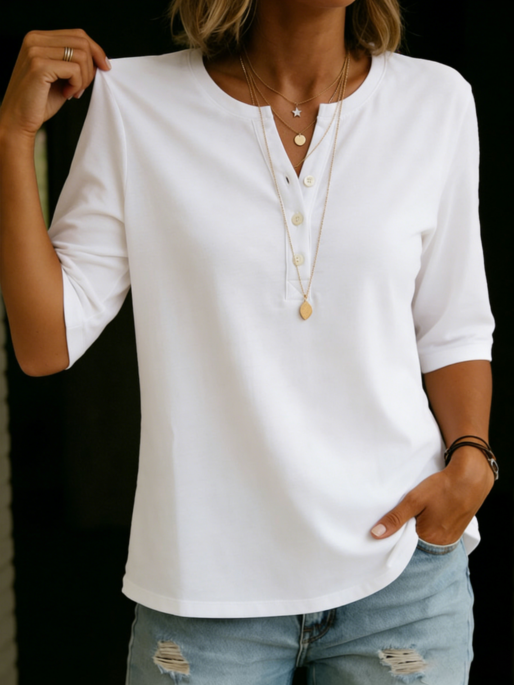 JOANA™ | Blusa Que Combina Com Tudo e Eleva Qualquer Produção