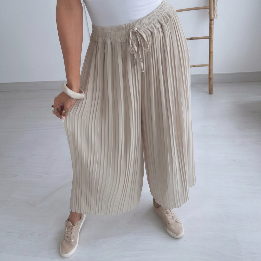 ROSÁRIA™ | Calça  Midi Para a Mulher Que Não Precisa de Aprovação Para Brilhar