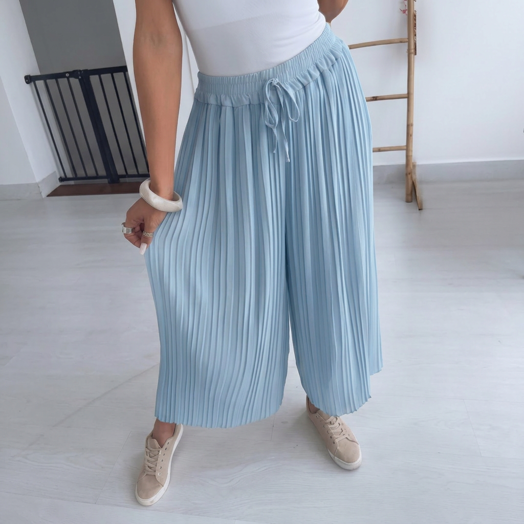 ROSÁRIA™ | Calça  Midi Para a Mulher Que Não Precisa de Aprovação Para Brilhar