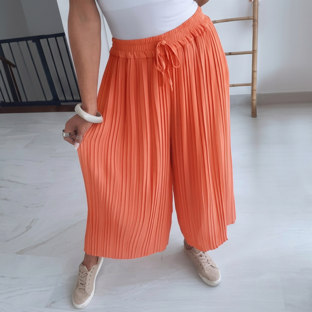 ROSÁRIA™ | Calça  Midi Para a Mulher Que Não Precisa de Aprovação Para Brilhar