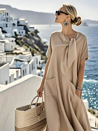 MARISA™ | Vestido Midi Que Transforma Qualquer Dia Comum em Momento Especial