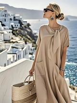 MARISA™ | Vestido Midi Que Transforma Qualquer Dia Comum em Momento Especial