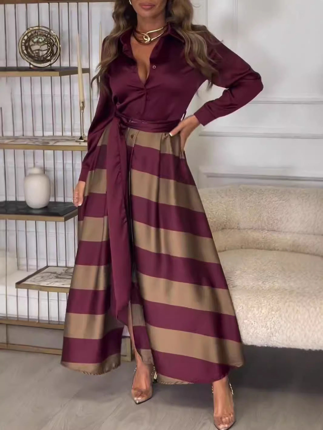 SUZANA™ | Vestido Midi Para a Mulher Que Não Precisa de Aprovação Para Brilhar