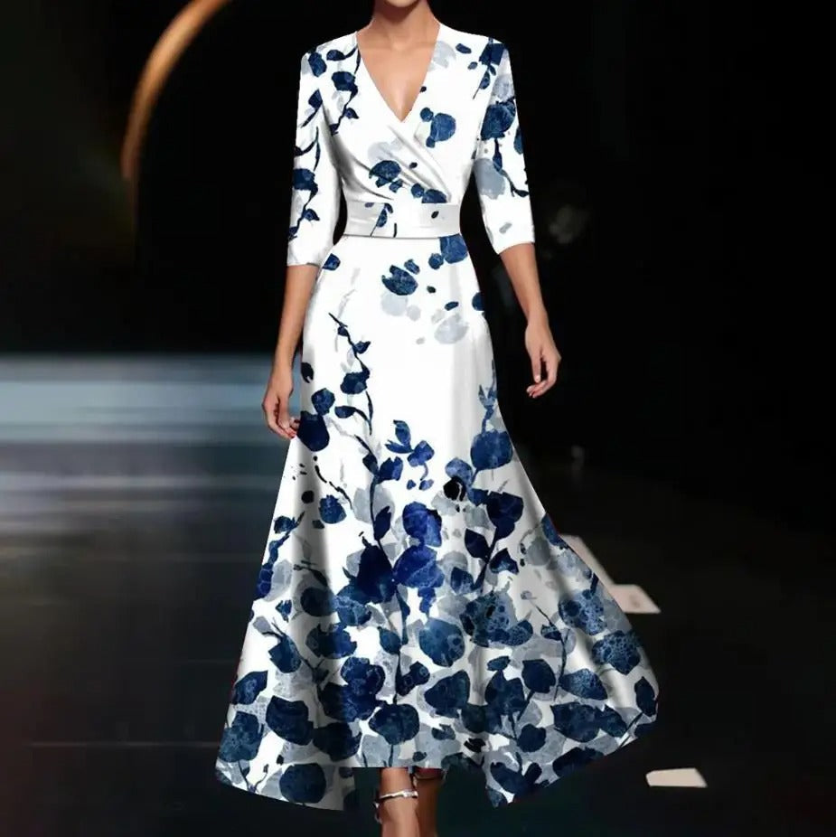ALZIRA™ | Vestido Midi Que Transforma Qualquer Dia Comum em Momento Especial