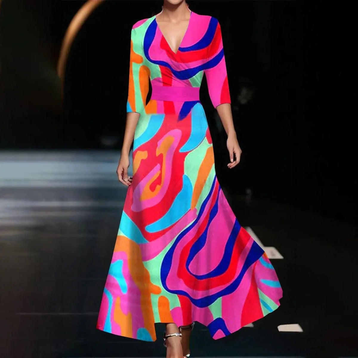 ALZIRA™ | Vestido Midi Que Transforma Qualquer Dia Comum em Momento Especial