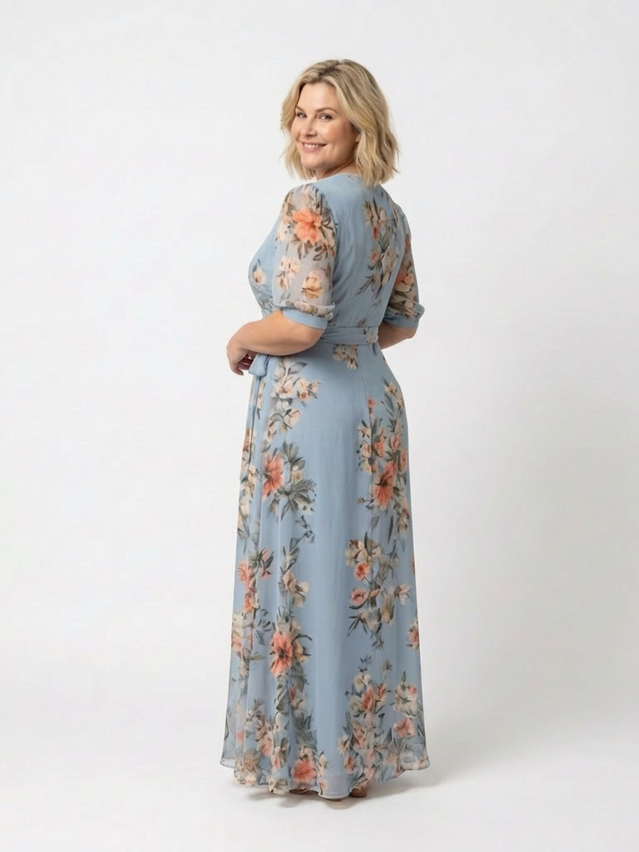 LEOLINDA™ | Vestido Midi Para a Mulher Que Não Precisa de Aprovação Para Brilhar