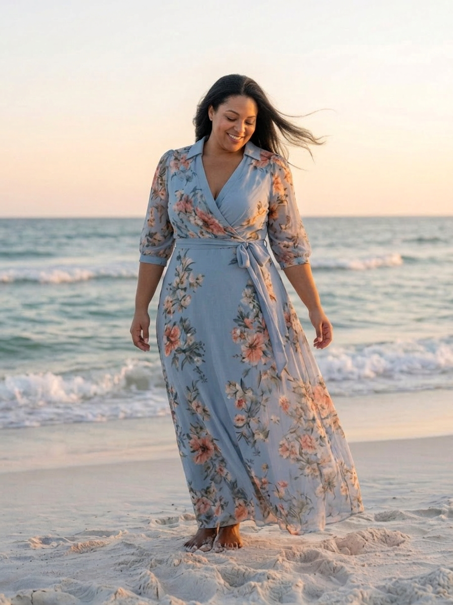 LEOLINDA™ | Vestido Midi Para a Mulher Que Não Precisa de Aprovação Para Brilhar
