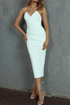 LUZIA™ | Vestido Midi Que Transforma Qualquer Dia Comum em Momento Especial